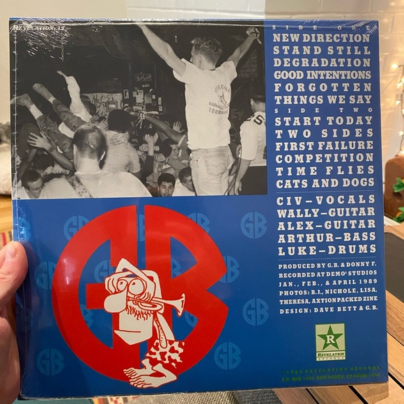 Gorilla Biscuits 'Start Today' Vinyl Record Green Vinyl - Picture 2 of 7